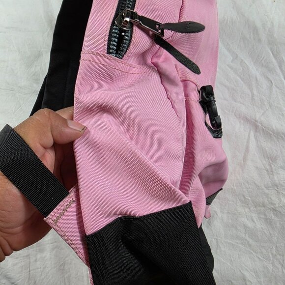 Jacks Quality Surf Goods Pink Backpack Casual Lightweight Outdoors School - Picture 13 of 14